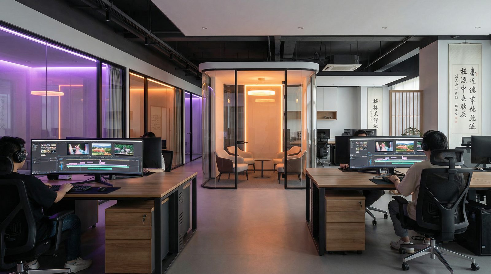 蜜桃公司办公环境