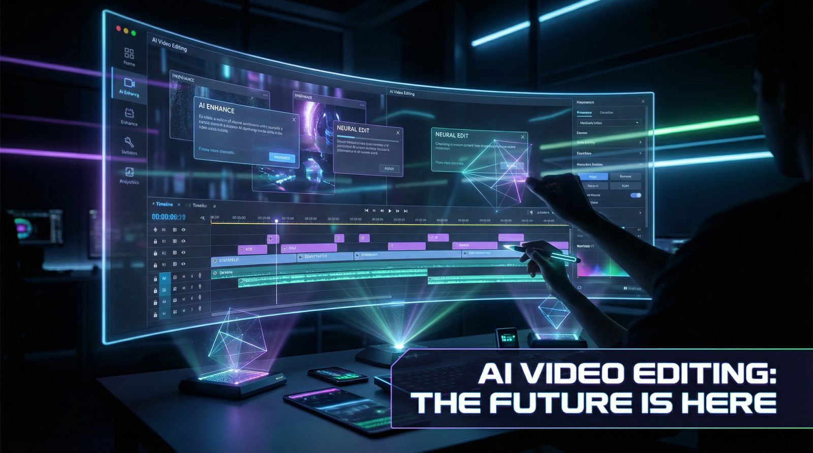 蜜桃 AI视频剪辑演示