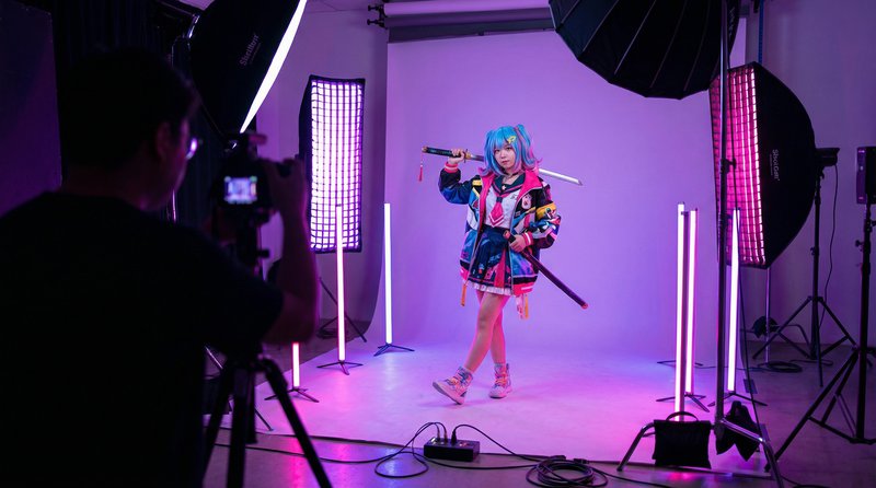 飘窗诱惑Cosplay视频拍摄